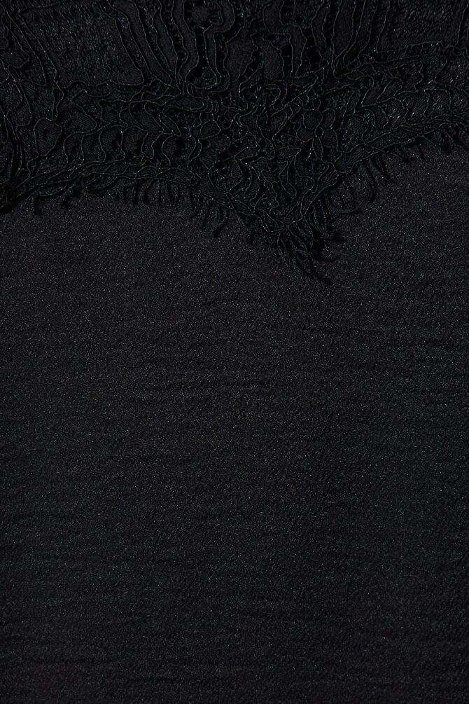 Top In Black Satin - Image 10