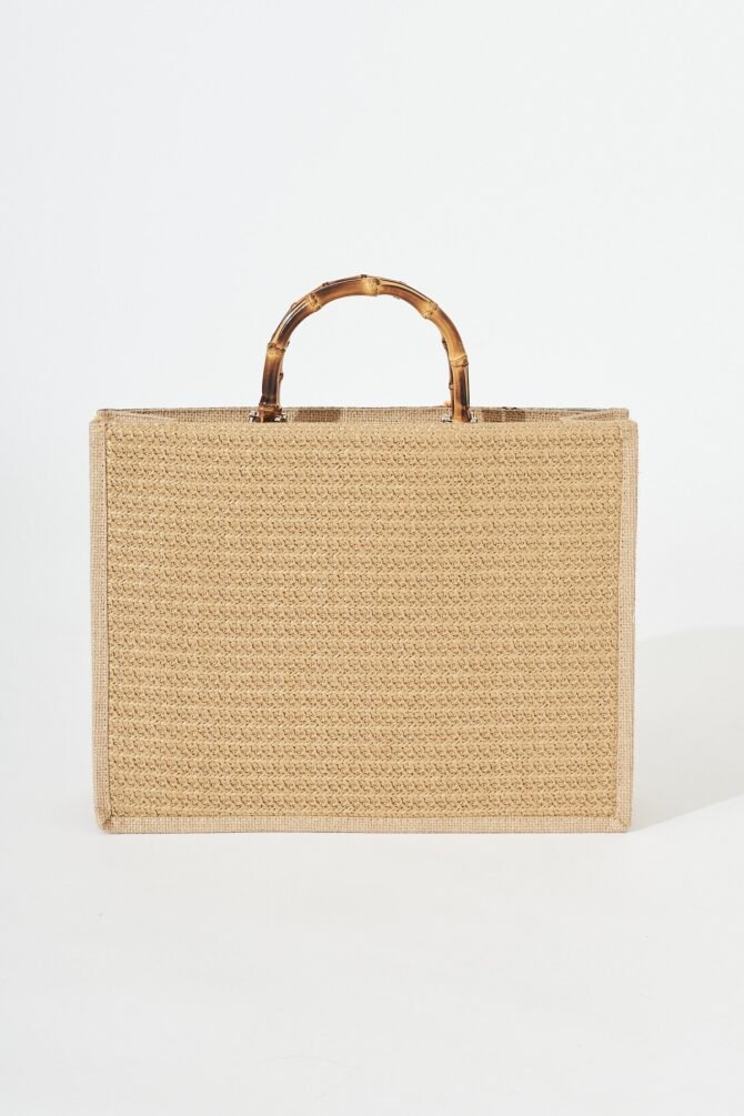 Tote Bag In Multi Tangerine Sequin - Image 3
