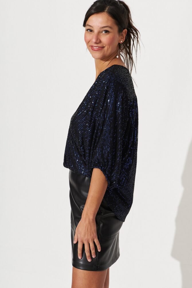 Top In Navy - Image 3