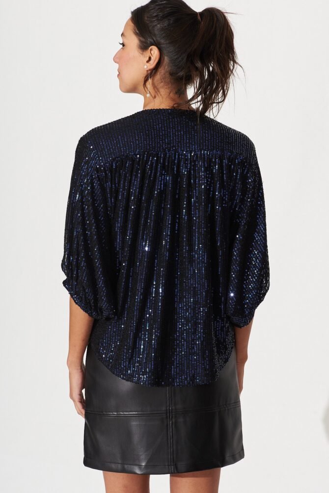 Top In Navy - Image 4