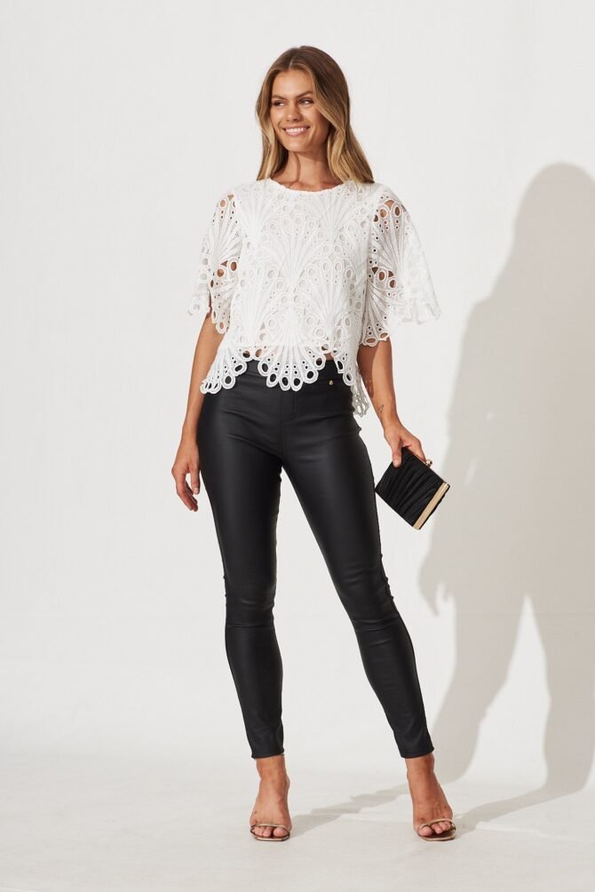 Top In White Lace - Image 4
