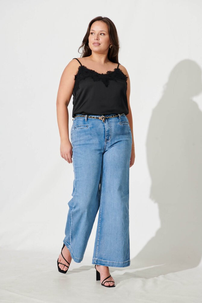Top In Black Satin - Image 6