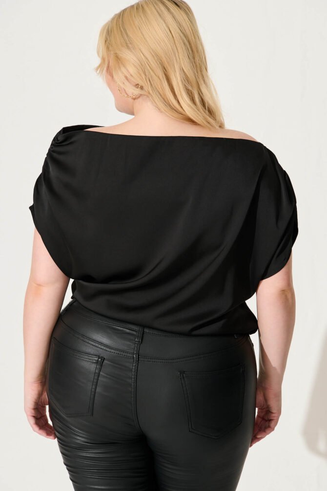 Top In Black Satin - Image 8