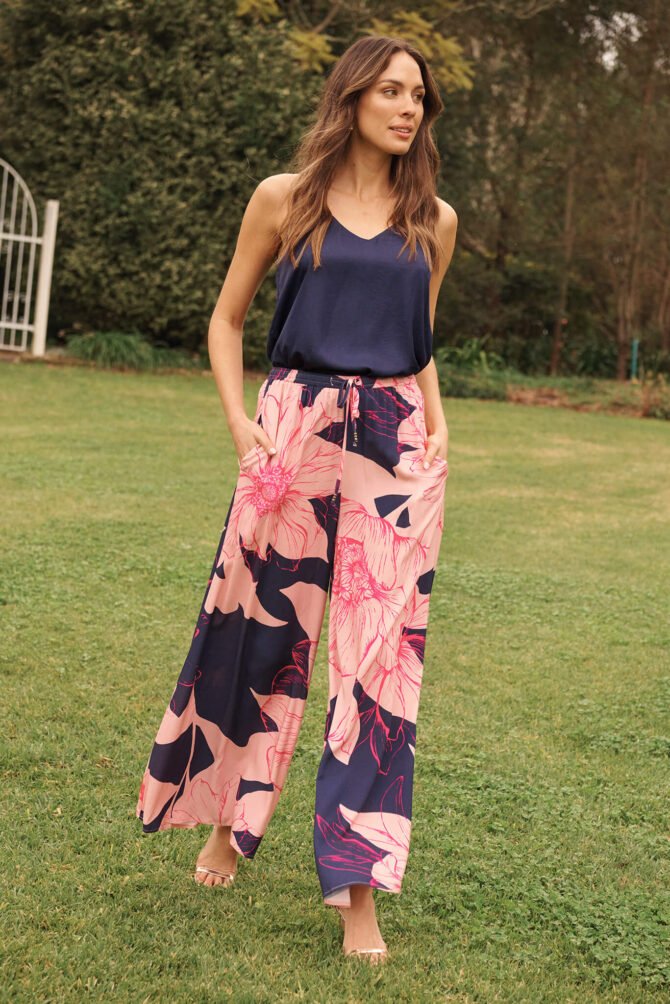 Top In Navy Satin - Image 5