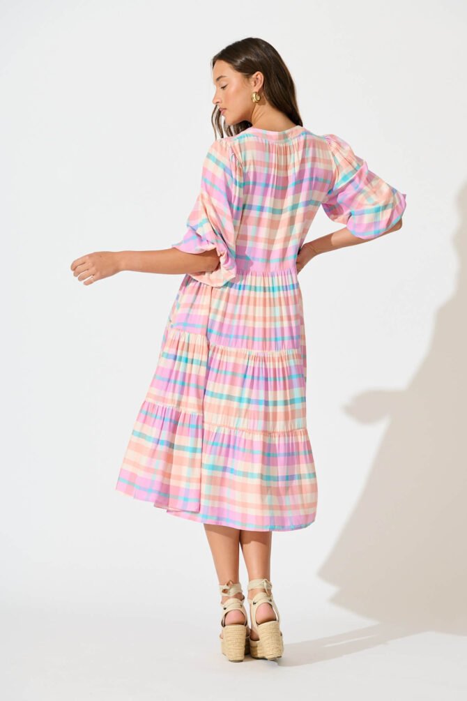 Dress In Pink Check - Image 4