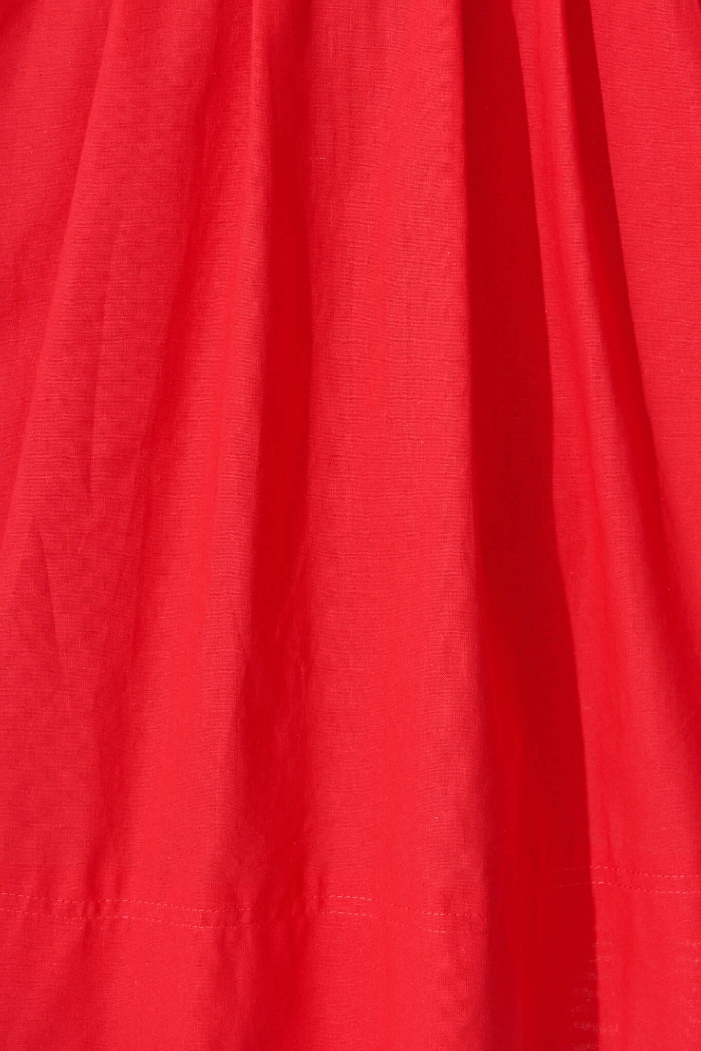 Dress in Red Cotton - Image 6