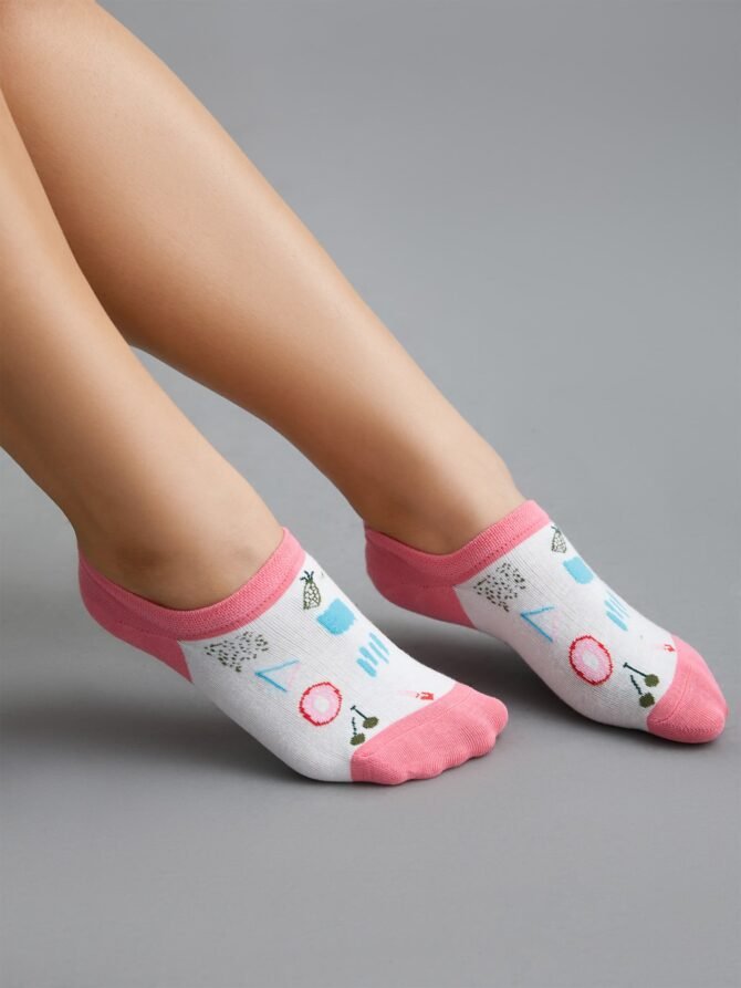 Print Color Contrast Socks - Image 7