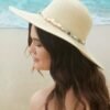 Curved Brim Seashell Vacation Hat - Image 3