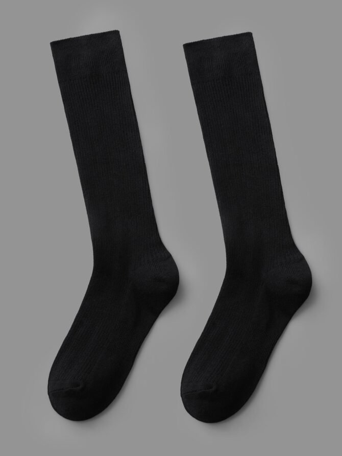 Solid Color Thin Over The Knee Stocks - Image 4