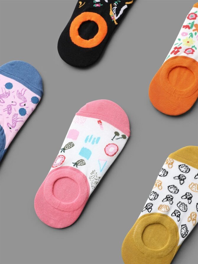 Print Color Contrast Socks - Image 3