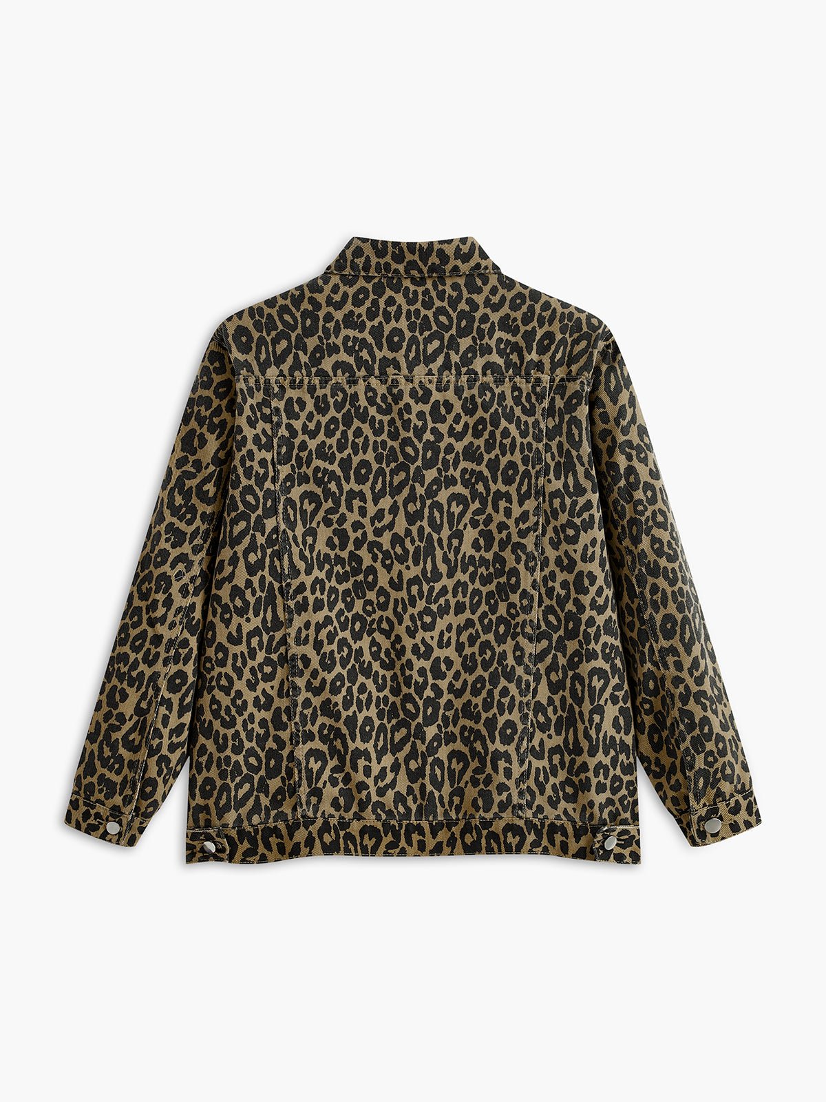 Leopard Printed Button Blazer - Image 4
