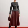 Casual Faux Leather Slim Jacket - Image 2