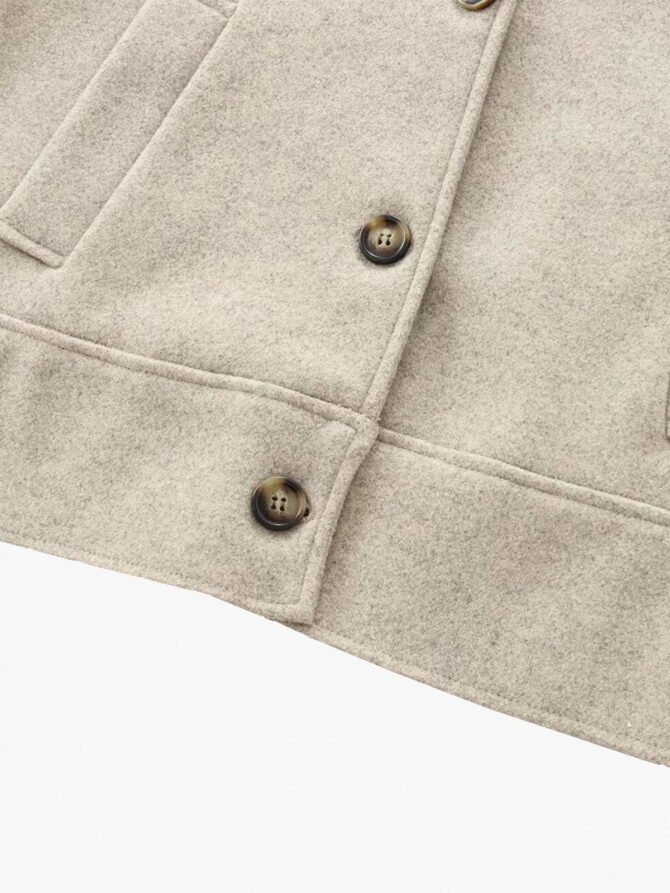 Elegant Breasted Lapel Jacket - Image 4