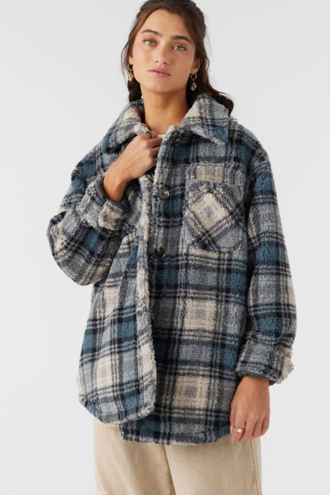 HIGH PILE OVERSIZED FLEECE JACKET - Image 2