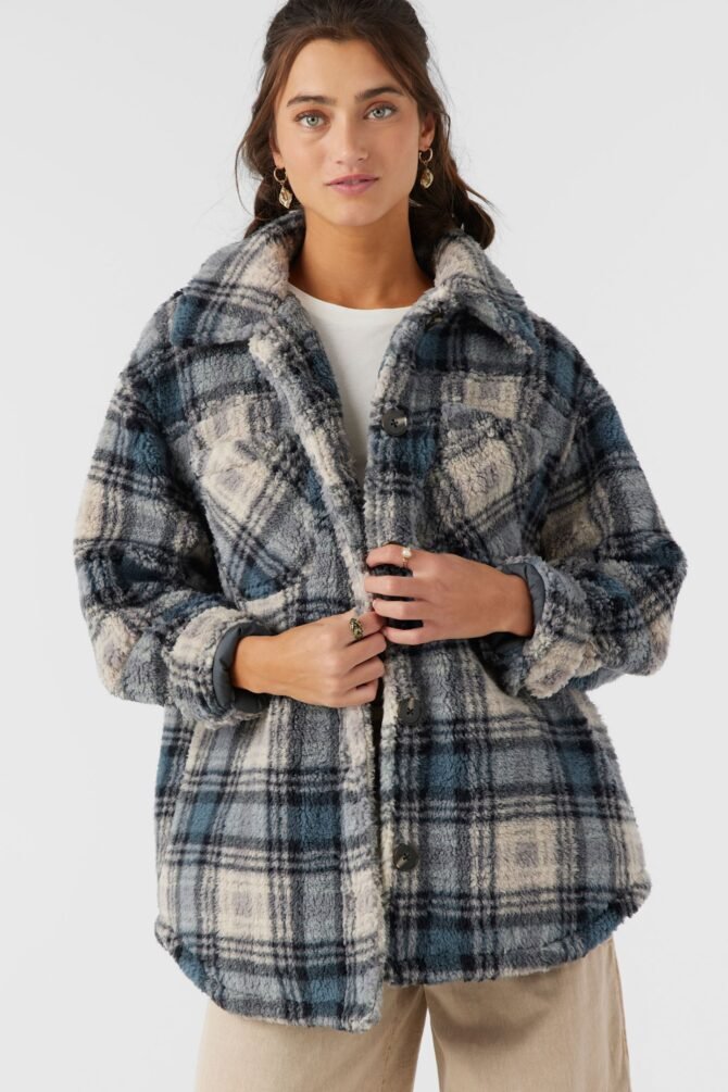 HIGH PILE OVERSIZED FLEECE JACKET - Image 8