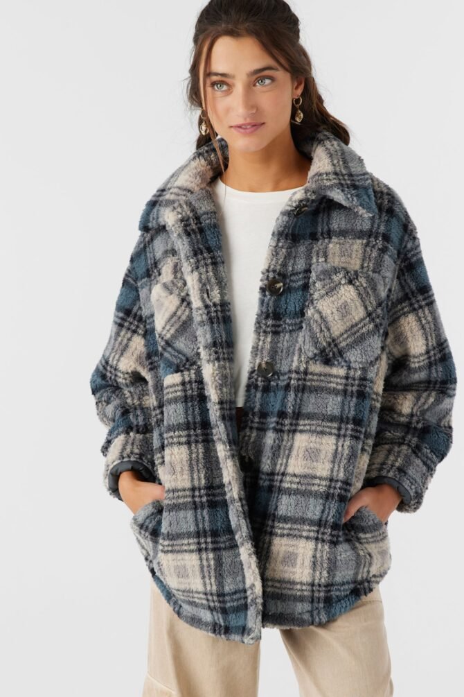 HIGH PILE OVERSIZED FLEECE JACKET - Image 5
