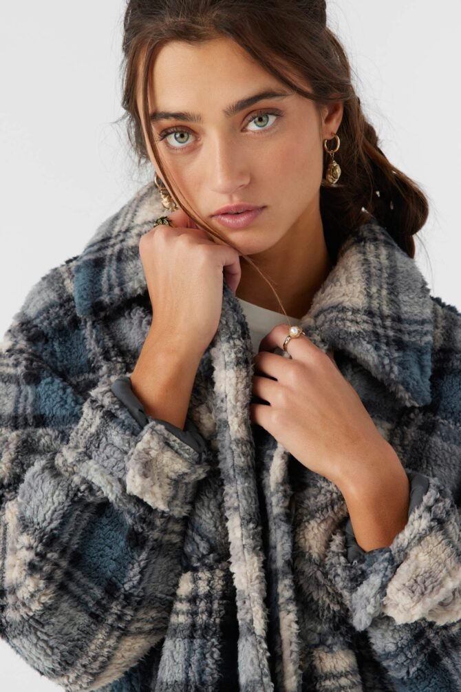 HIGH PILE OVERSIZED FLEECE JACKET - Image 6