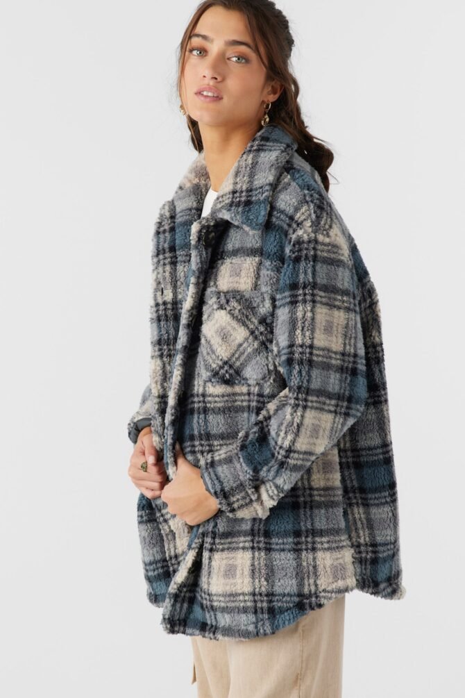 HIGH PILE OVERSIZED FLEECE JACKET - Image 7