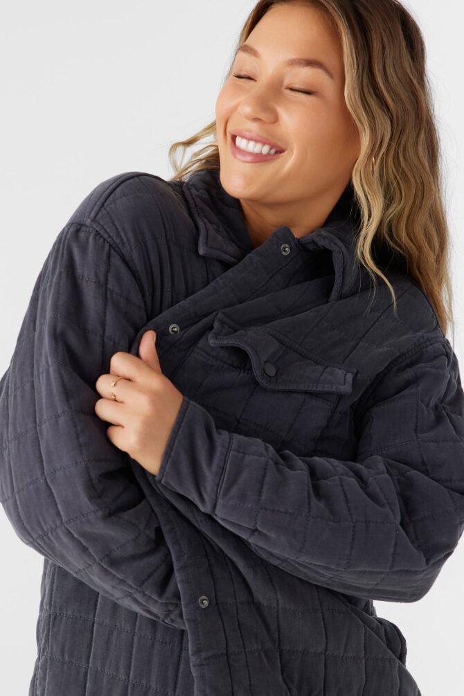 OVERSIZED FIT SNAP FRONT JACKET - Image 7