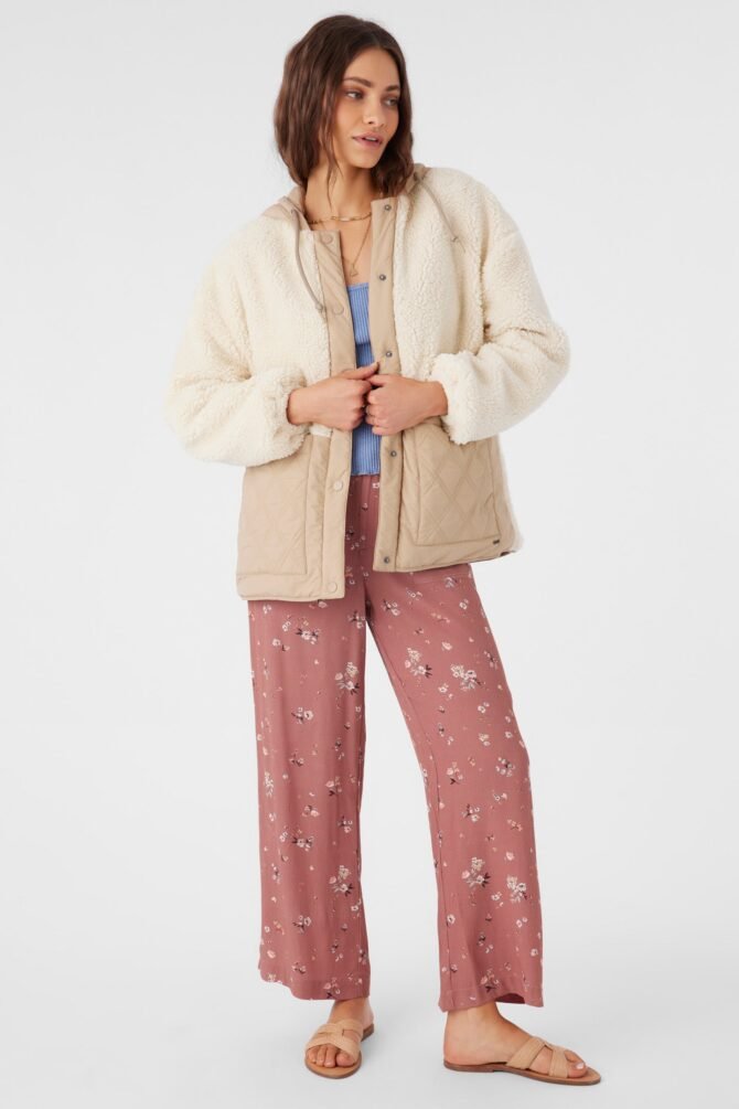 HIGH PILE FLEECE QUILTED JACKET - Image 3