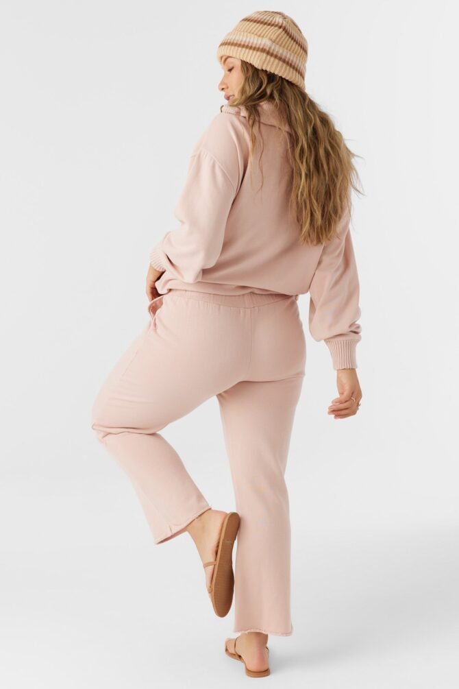 FRENCH TERRY CROPPED LOUNGE PANTS - Image 7