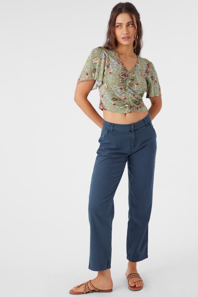 COTTON TWILL UTILITY PANTS - Image 7
