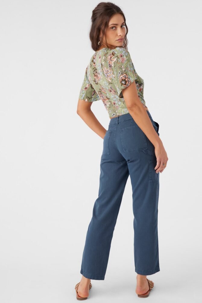 COTTON TWILL UTILITY PANTS - Image 8