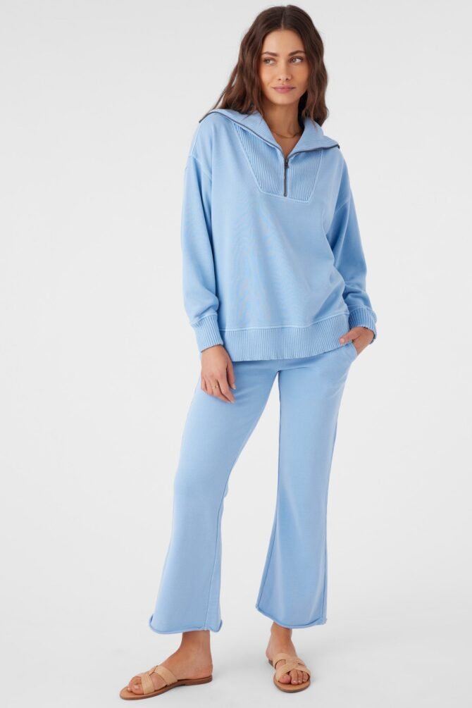 FRENCH TERRY HALF ZIP PULLOVER - Image 3