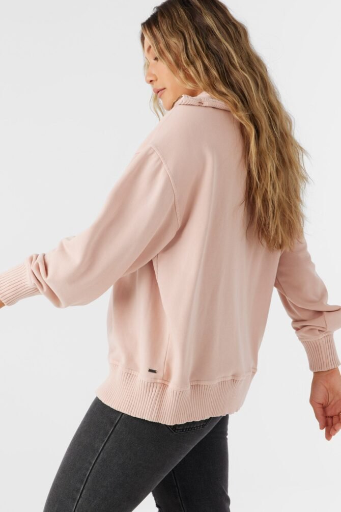 FRENCH TERRY HALF ZIP PULLOVER - Image 5