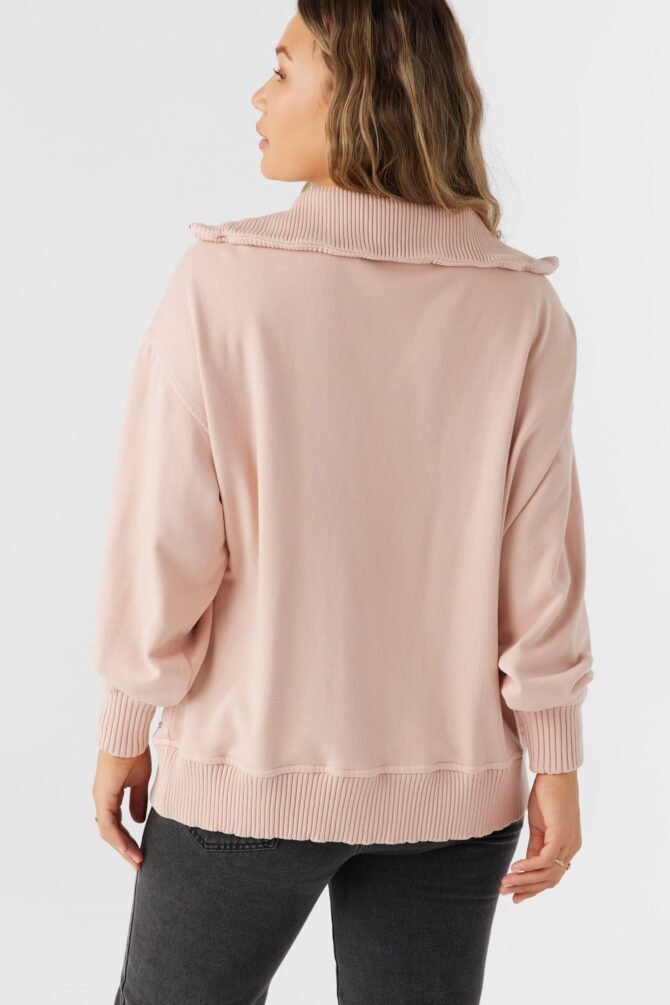 FRENCH TERRY HALF ZIP PULLOVER - Image 2