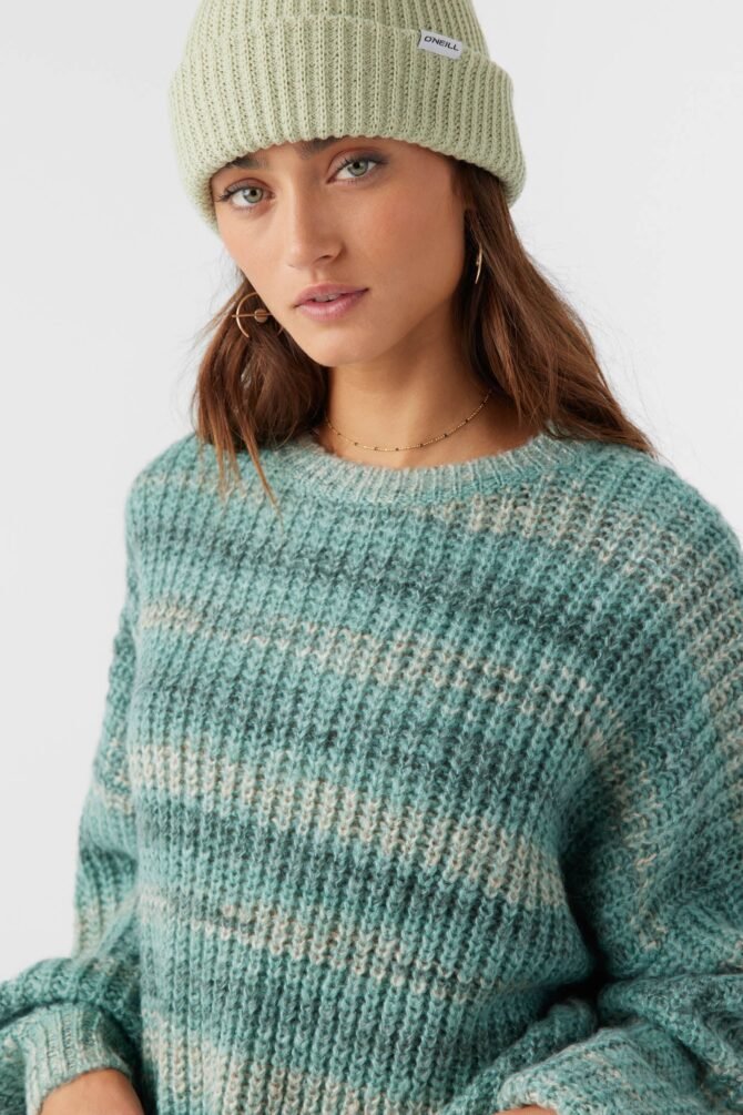 OMBRE STRIPE SLOUCHY SWEATER - Image 5