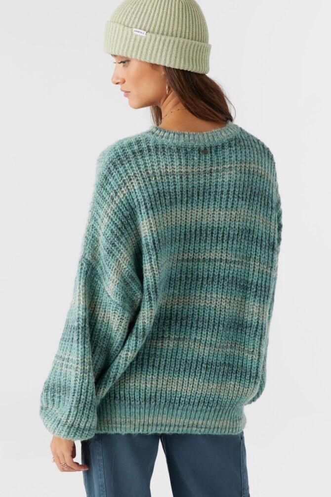 OMBRE STRIPE SLOUCHY SWEATER - Image 4
