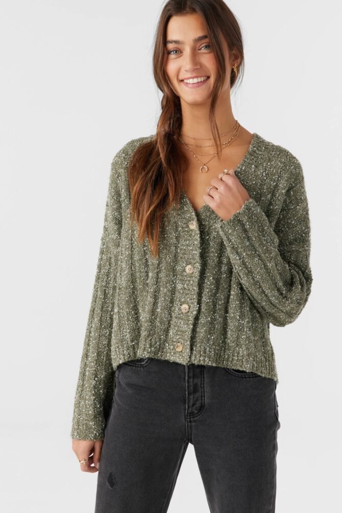 BUTTON FRONT SWEATER CARDIGAN - Image 6