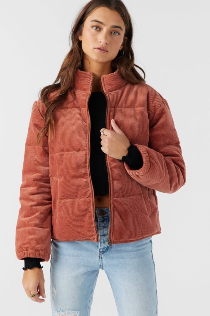 CORDUROY QUILTED ZIP JACKET - Image 7