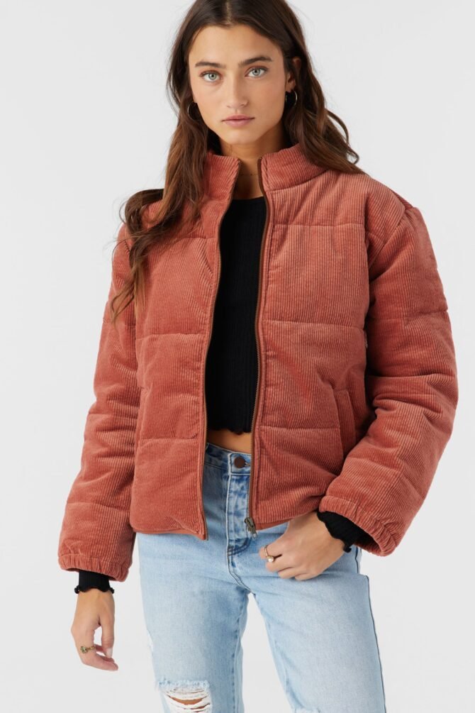 CORDUROY QUILTED ZIP JACKET - Image 2