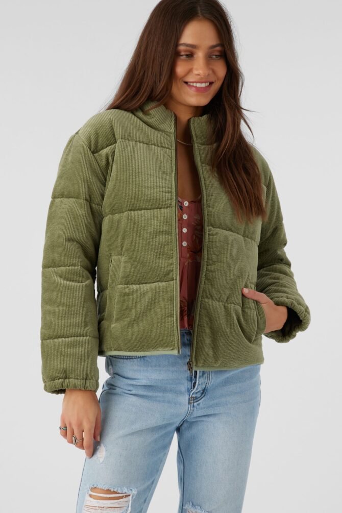 CORDUROY QUILTED ZIP JACKET - Image 9