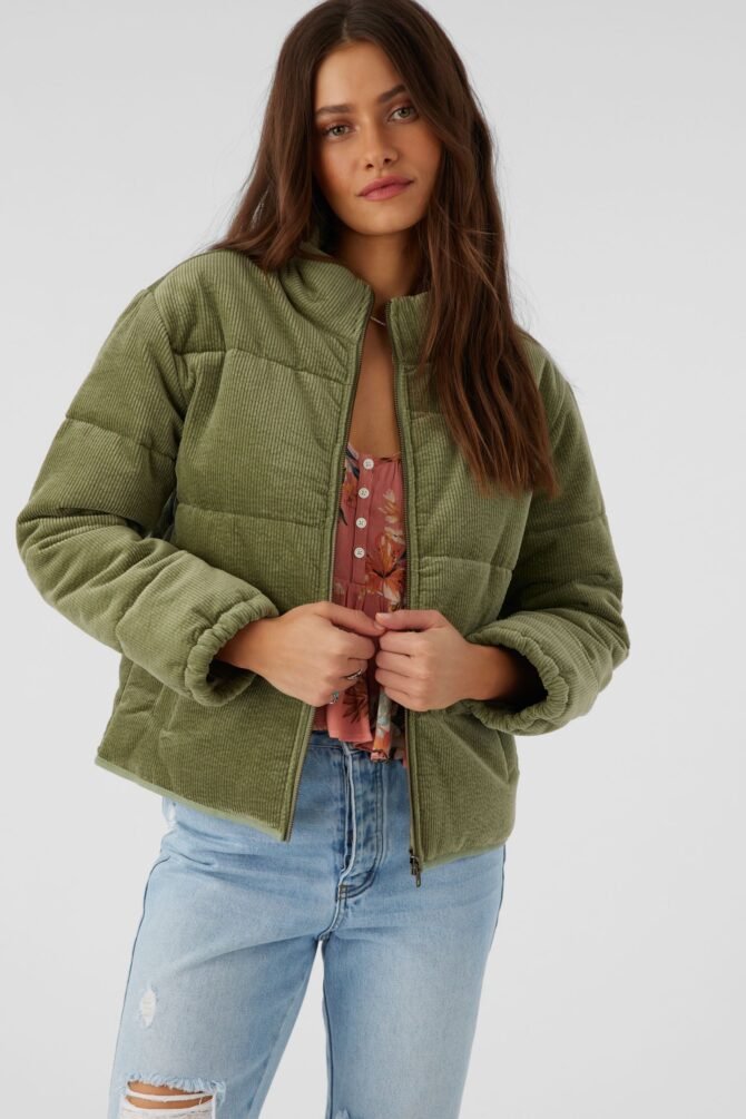CORDUROY QUILTED ZIP JACKET - Image 5