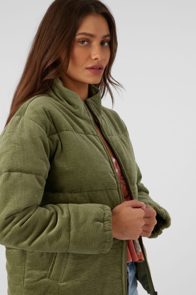 CORDUROY QUILTED ZIP JACKET - Image 6
