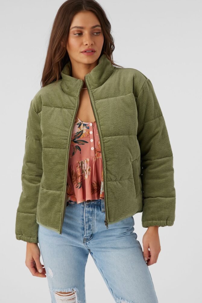 CORDUROY QUILTED ZIP JACKET - Image 8