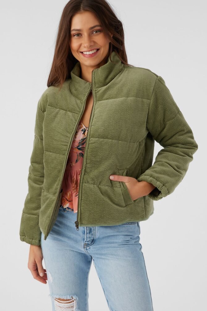 CORDUROY QUILTED ZIP JACKET - Image 2