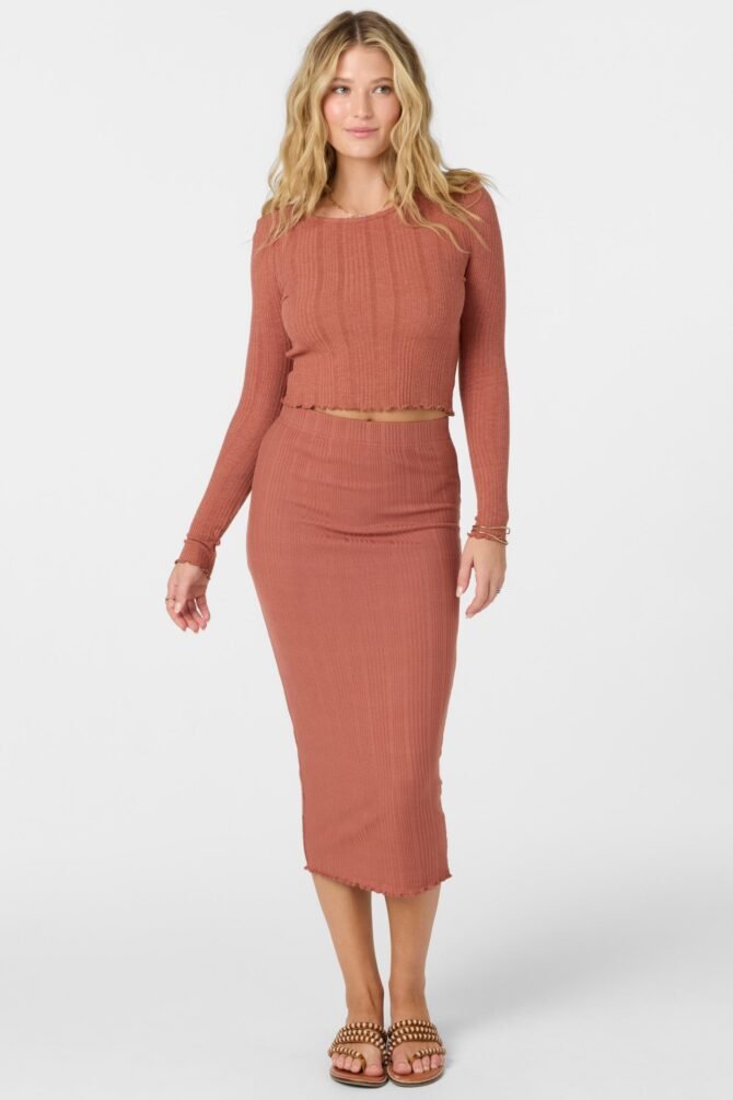 KNIT MIDI SKIRT - Image 9