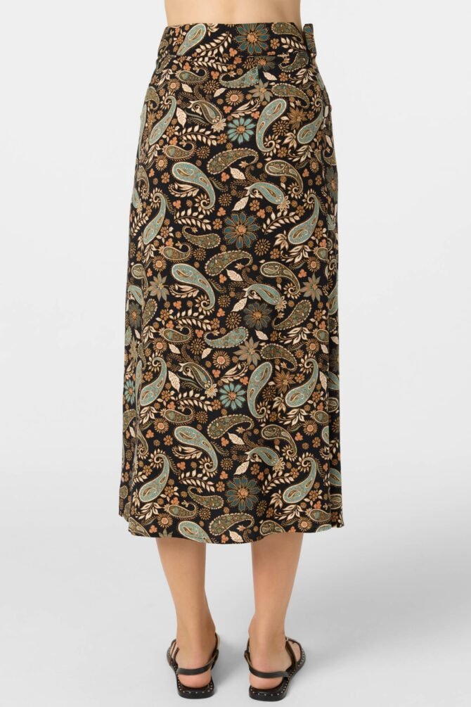 ROSALIA PAISLEY MIDI SKIRT - Image 6