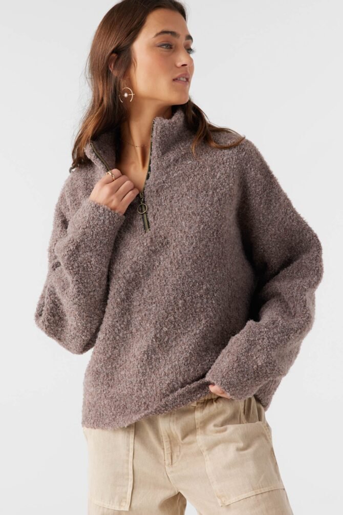 MOCKNECK HALF-ZIP SWEATER - Image 4