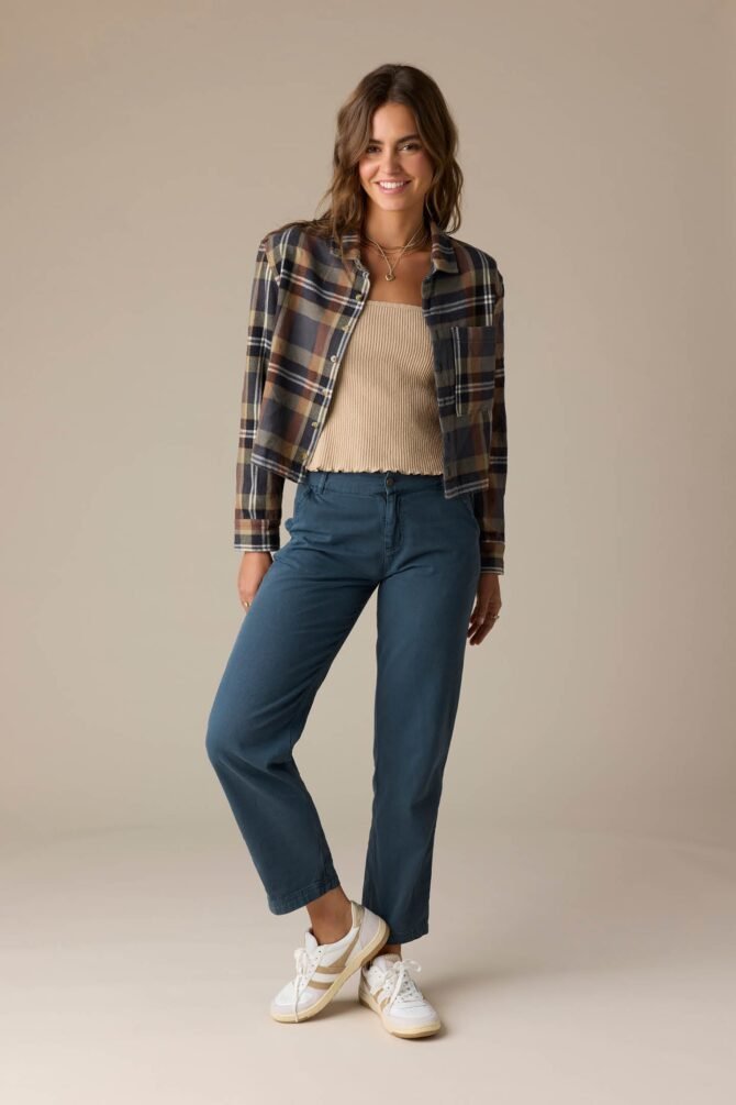 COTTON TWILL UTILITY PANTS - Image 10